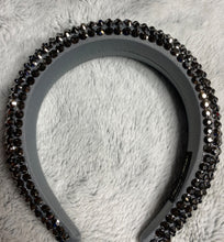 Load image into Gallery viewer, Hair Accessory- Black Bling Headband
