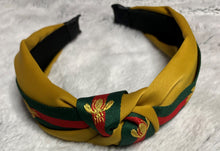 Load image into Gallery viewer, Hair Accessory- Green, Gold, and Red Headband
