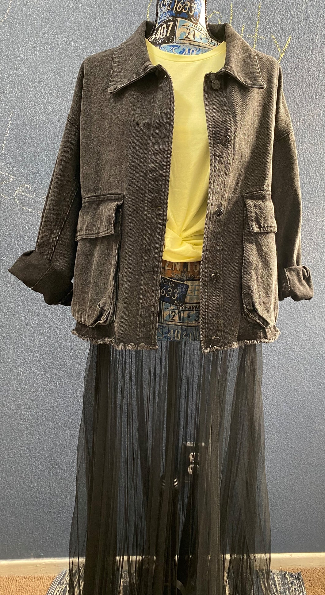 Long Black Ballerina Skirt